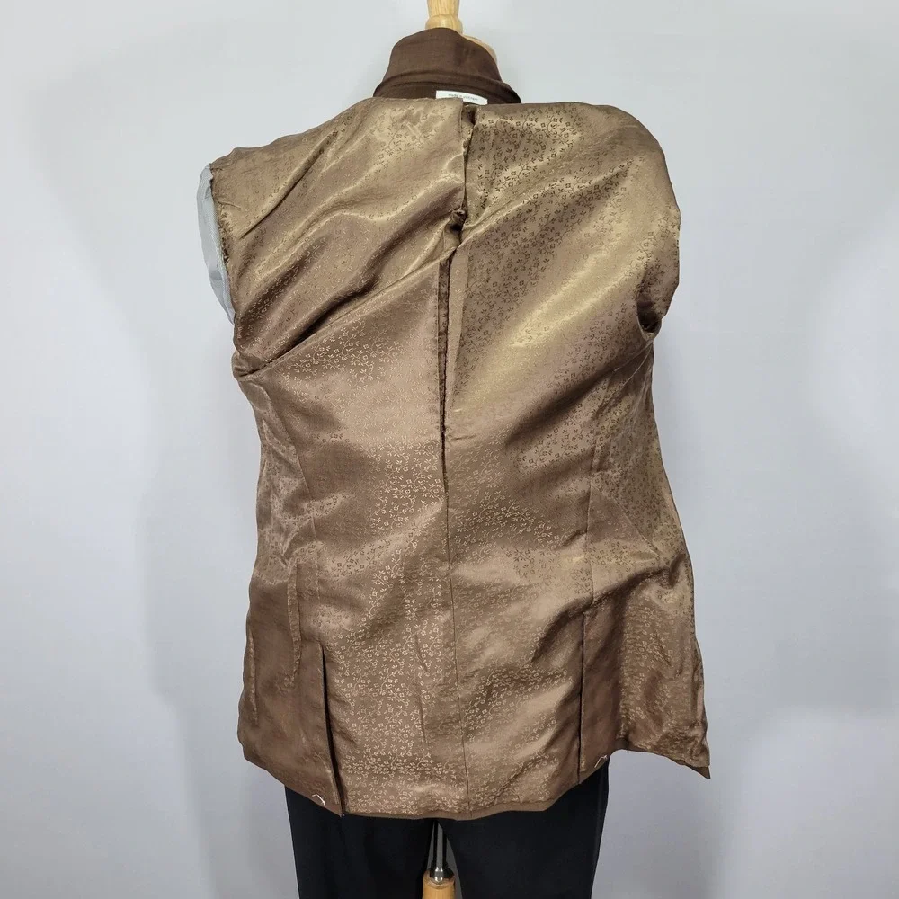 BAR III Men's Sport Coat Blazer Two Button Brown Wool Blend Size 40L NEW W/O TAG